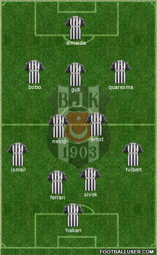 Besiktas JK Formation 2011