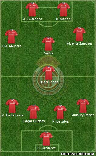 Deportivo Toluca Formation 2011
