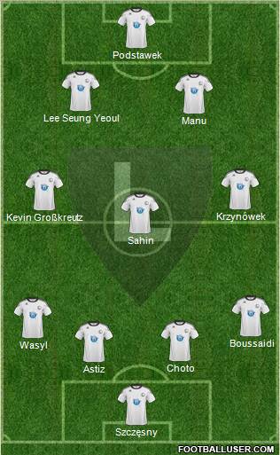 Legia Warszawa Formation 2011