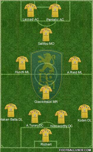 FC Sochaux-Montbéliard Formation 2011