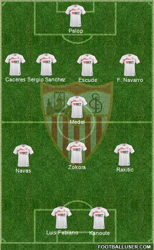 Sevilla F.C., S.A.D. Formation 2011