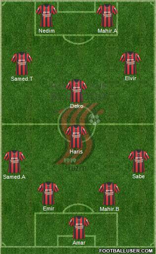 FK Sloboda Tuzla Formation 2011