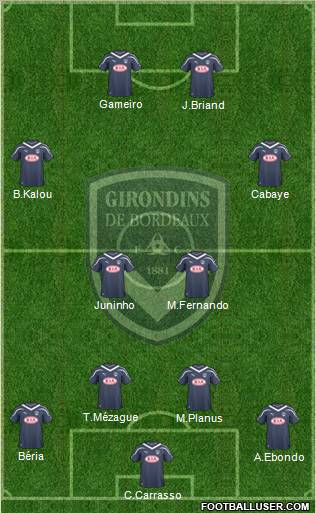 FC Girondins de Bordeaux Formation 2011