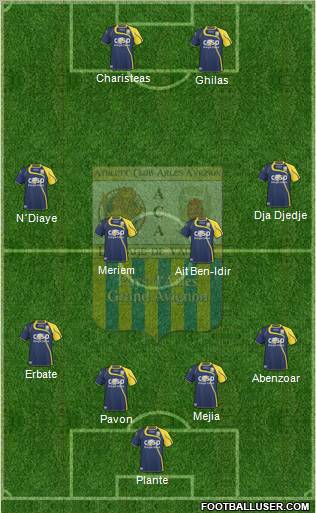 Athlétic Club Arles-Avignon football formation