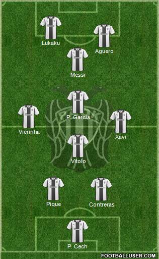 AS PAOK Salonika football formation