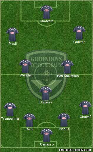 FC Girondins de Bordeaux Formation 2011