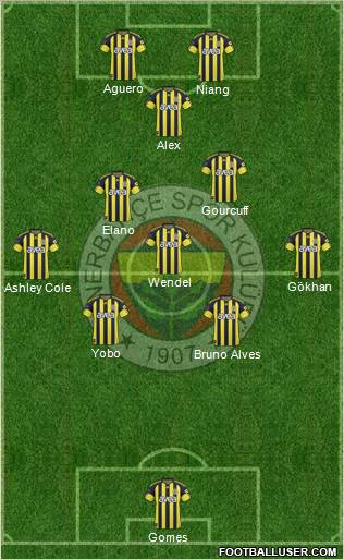 Fenerbahçe SK Formation 2011