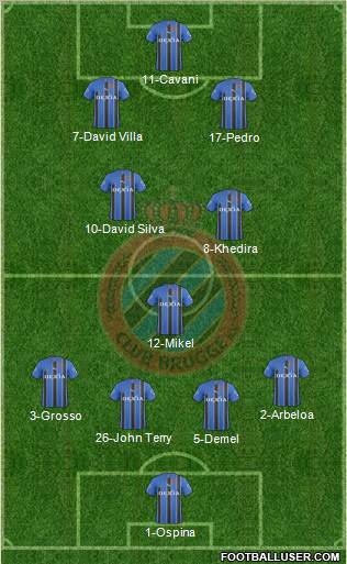 Club Brugge KV Formation 2011