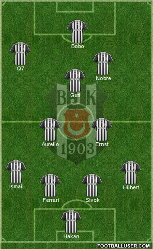 Besiktas JK Formation 2011