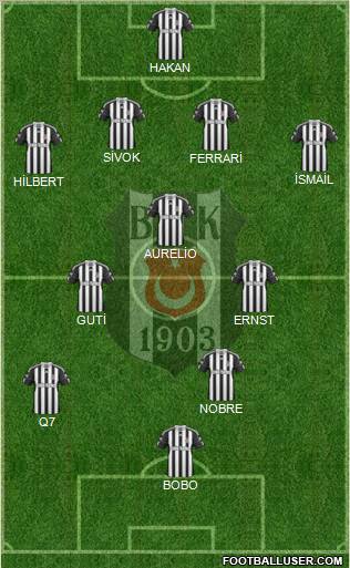 Besiktas JK Formation 2011