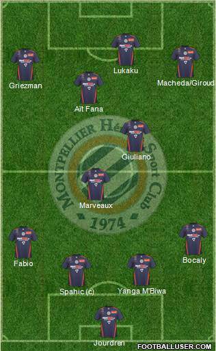 Montpellier Hérault Sport Club Formation 2011