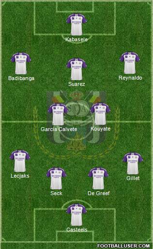 RSC Anderlecht Formation 2011