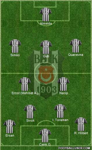 Besiktas JK Formation 2011