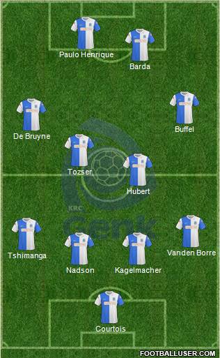 K Racing Club Genk football formation