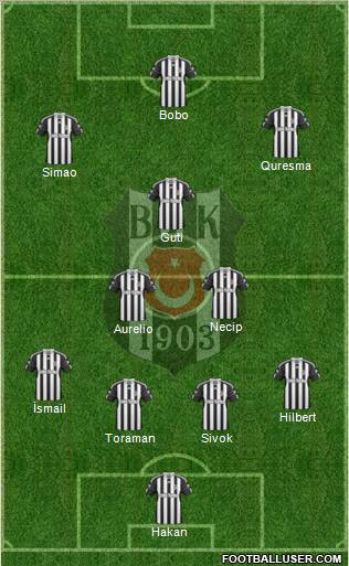 Besiktas JK Formation 2011