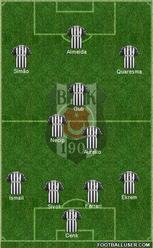 Besiktas JK Formation 2011