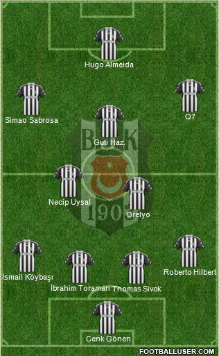 Besiktas JK Formation 2011