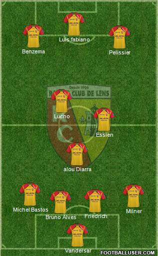Racing Club de Lens Formation 2011