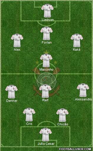 SC Corinthians Paulista Formation 2011