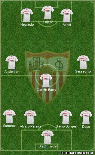 Sevilla F.C., S.A.D. Formation 2011