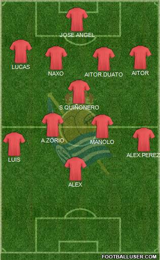 Real Sociedad S.A.D. Formation 2011