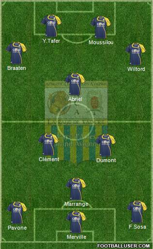 Athlétic Club Arles-Avignon football formation