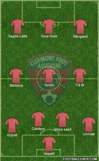 Clermont Foot Auvergne 63 Formation 2011