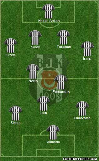 Besiktas JK Formation 2011