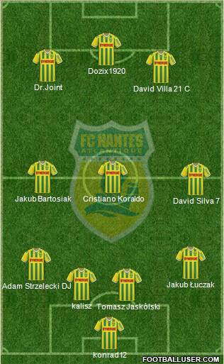 FC Nantes football formation