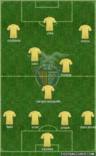 C.F. Badalona Formation 2011