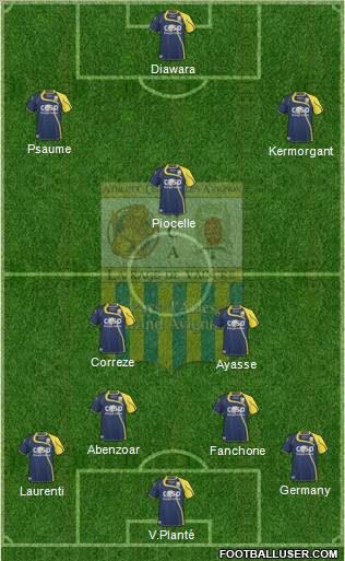 Athlétic Club Arles-Avignon football formation