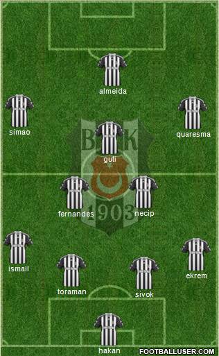 Besiktas JK Formation 2011