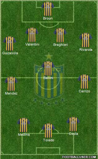Rosario Central Formation 2011