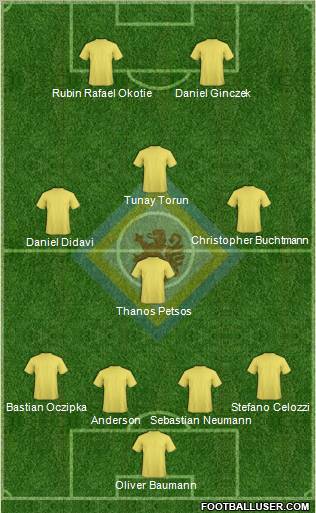 Braunschweiger TSV Eintracht Formation 2011