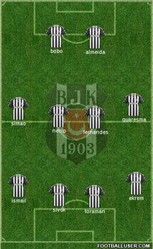 Besiktas JK Formation 2011