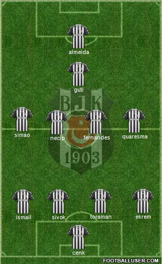 Besiktas JK Formation 2011