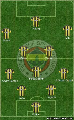 Fenerbahçe SK Formation 2011
