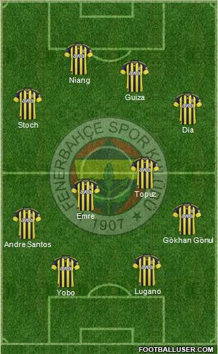 Fenerbahçe SK Formation 2011