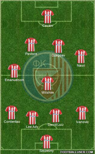 FC Red Star Belgrade Formation 2011