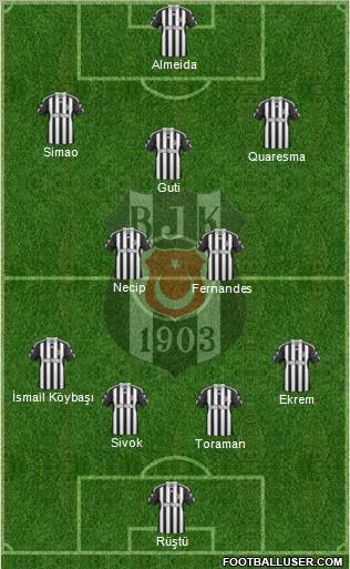Besiktas JK Formation 2011