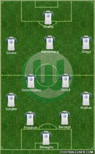 VfL Wolfsburg Formation 2011