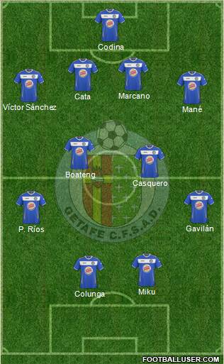 Getafe C.F., S.A.D. Formation 2011