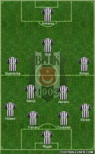 Besiktas JK Formation 2011