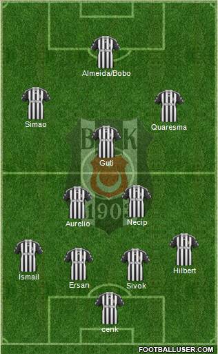 Besiktas JK Formation 2011