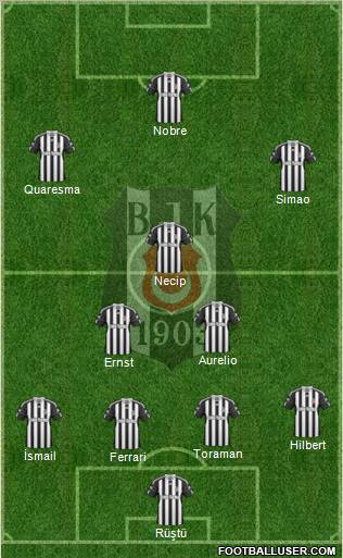 Besiktas JK Formation 2011