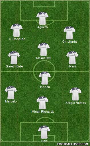 Tottenham Hotspur Formation 2011