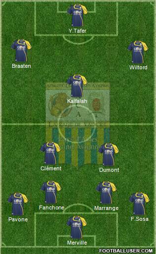 Athlétic Club Arles-Avignon football formation