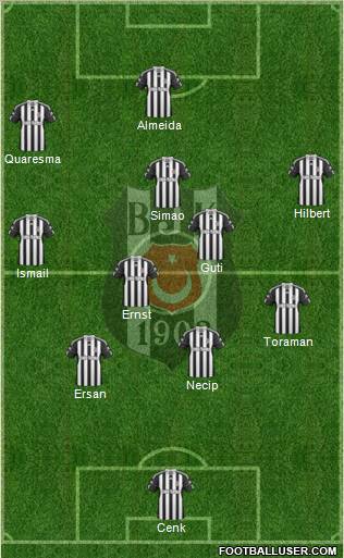 Besiktas JK Formation 2011