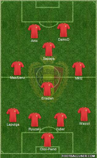 Belgium Formation 2011