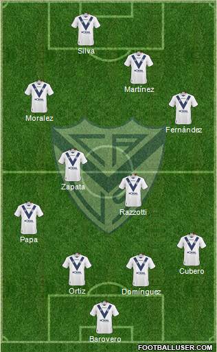Vélez Sarsfield Formation 2011